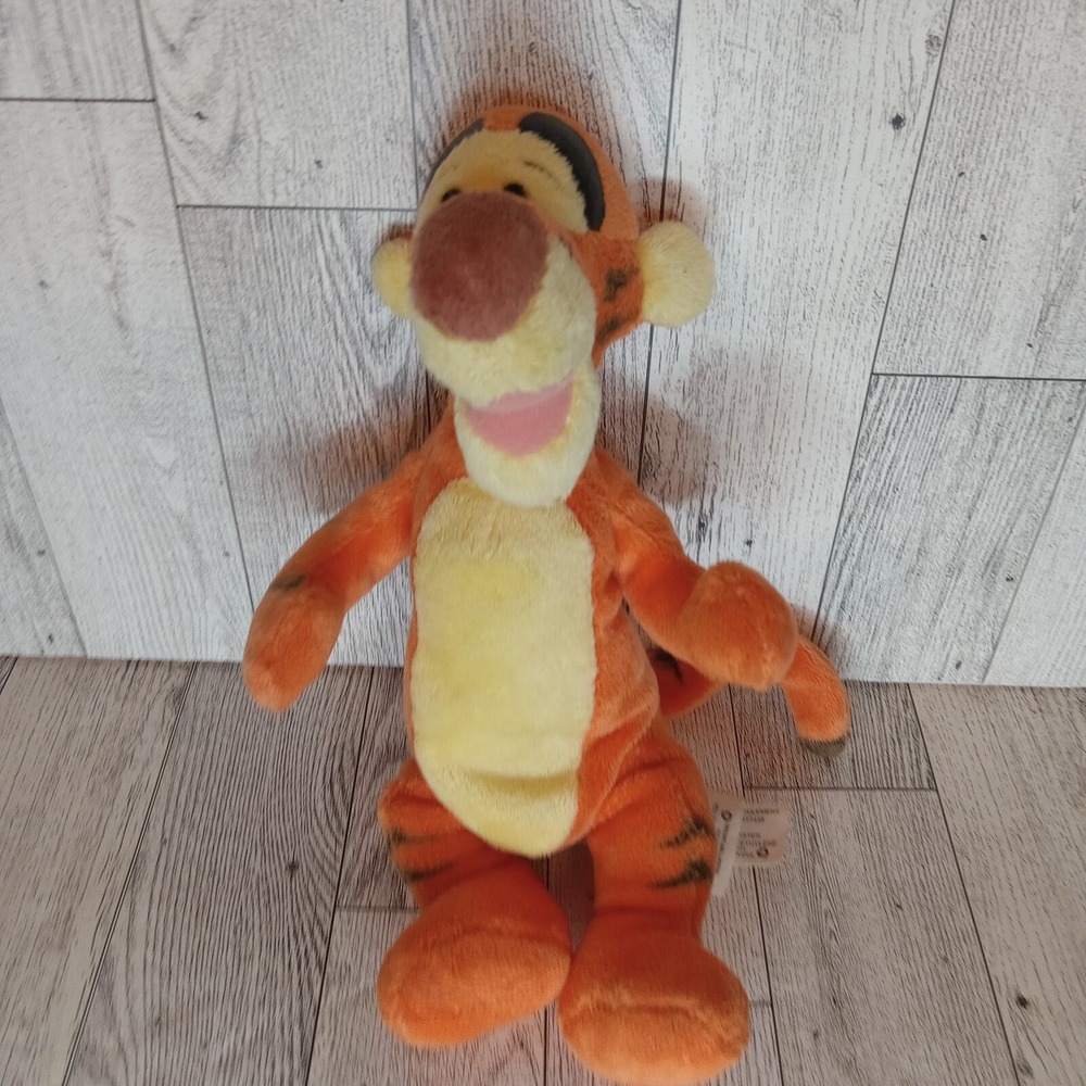 Disney Store 9in Tigger Plush Stuffed Animal Toy Bean Bag Bottom Winnie the Pooh